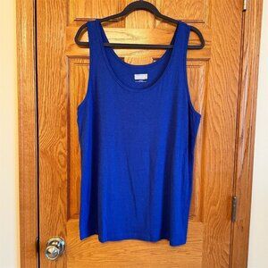 Pure Energy Women's 3XL Cobalt Blue Tank Top